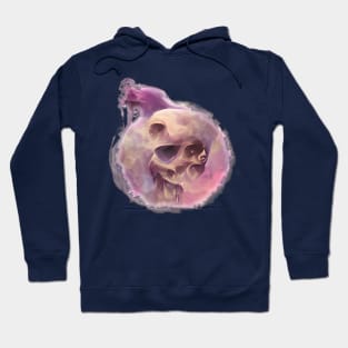 Abstraction, planet, skull Hoodie